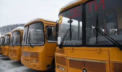 Волгоградские учреждения образования получили 46 автобусов