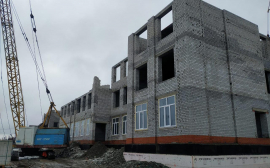 В Урюпинске начали строить третий этаж нового детского сада